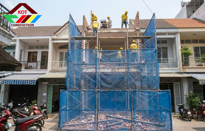 Đập phá tháo dỡ công trình xây dựng nhỏ đến lớn